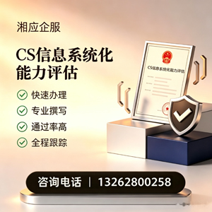 宣城CS信息系统化能力评估申报服务