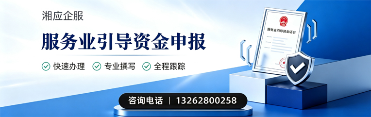 宣城服务业引导资金申报服务